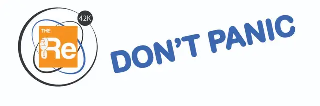 Don't Panic 2K logo
