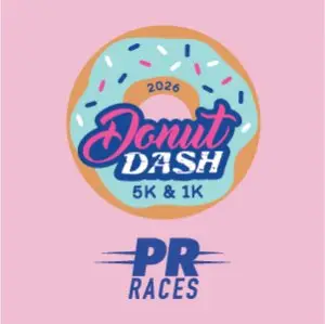 =PR= Races: Donut Dash 5K & 1K logo