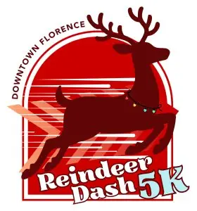 Downtown Florence Reindeer Dash 5K logo