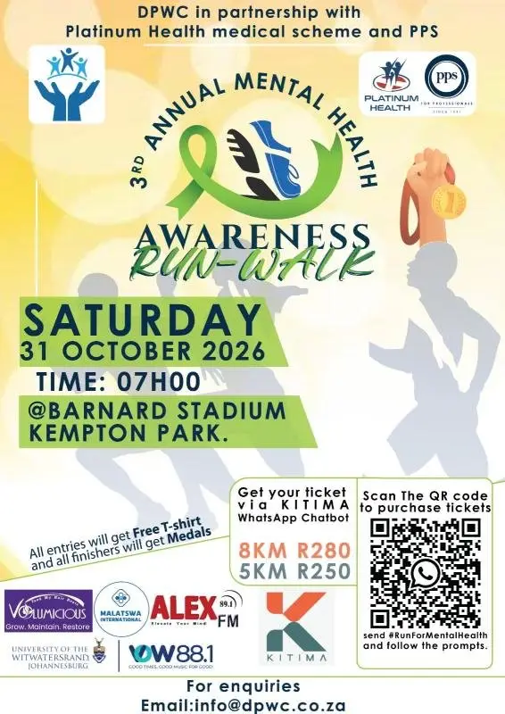DPWC Mental Health Awareness Run logo
