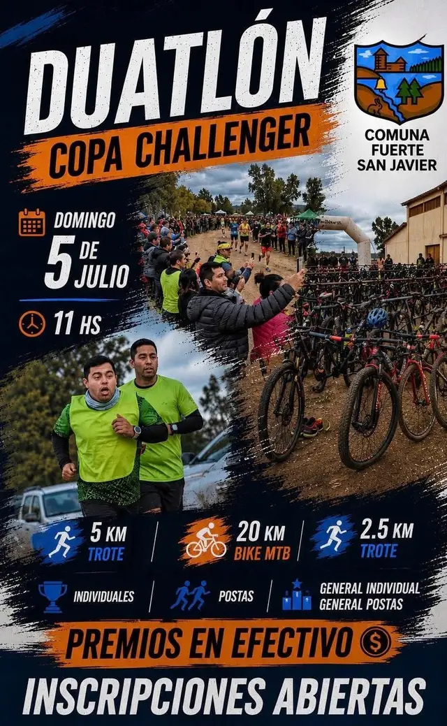 DUATLON FUERTE SAN JAVIER - COPA CHALLENGER 2026 logo