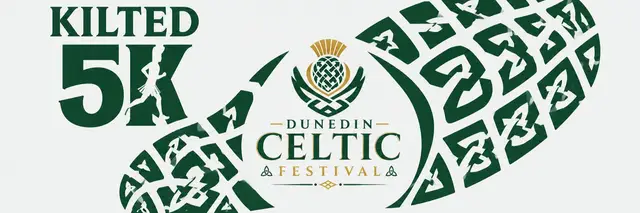 Dunedin St. Andrew's Kilted 5k logo