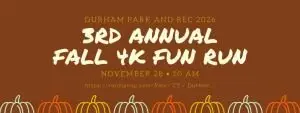 Durham Fall 4K Fun Run logo