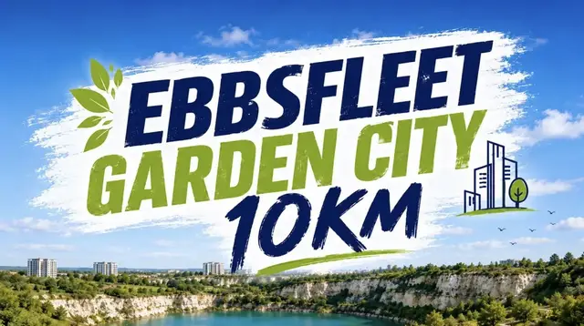 Ebbsfleet Garden City 10km logo
