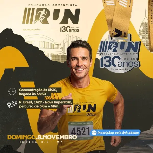 EDUCAÇÃO ADVENTISTA RUN logo
