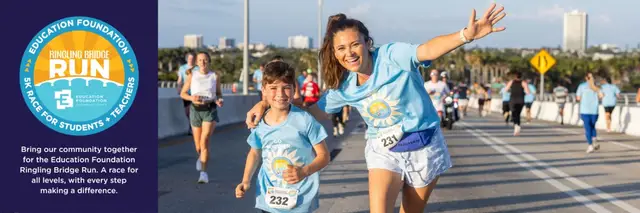 Education Foundation Ringling Bridge Run logo