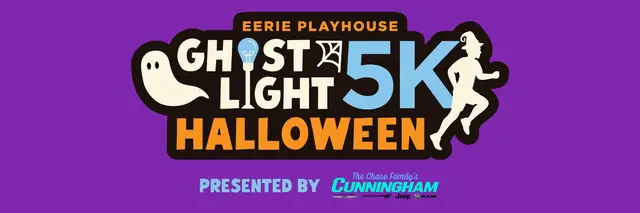 Eerie Playhouse Ghostlight Halloween 5K Presented by Cunningham Chrysler of Edinboro logo