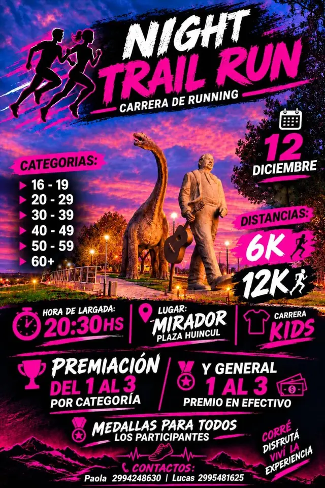 "El mirador" Night Trail Run logo