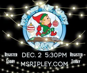 Elf Off the Shelf Fun Run logo