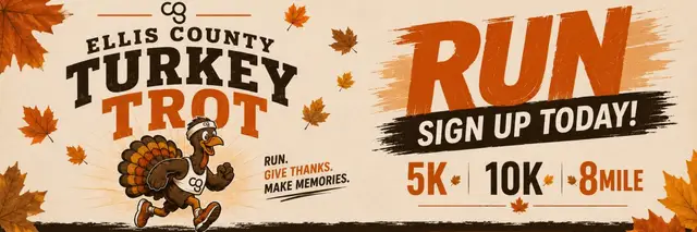 Ellis County TURKEY TROT logo
