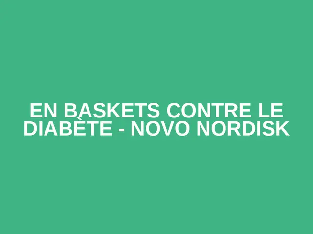 En baskets contre le diabète - Novo Nordisk logo