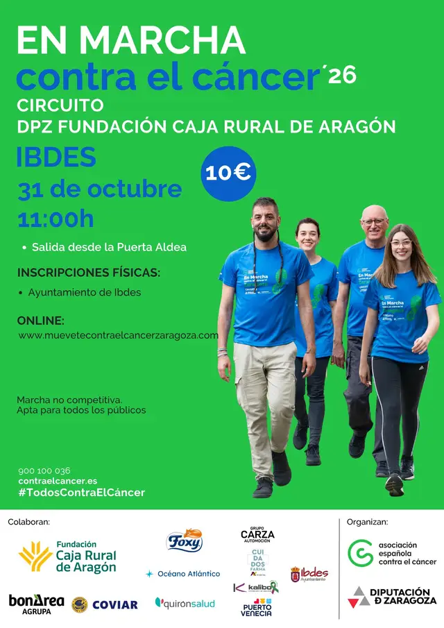 EN MARCHA CONTRA EL CÁNCER IBDES 2026 logo