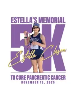 Estella's Memorial 5k Race to Cure Pancreatic Cancer logo