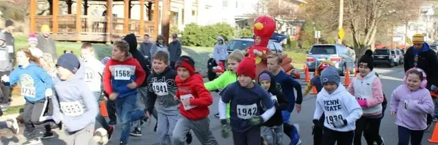 Eva K Bowlby Library 5K Turkey Trot logo