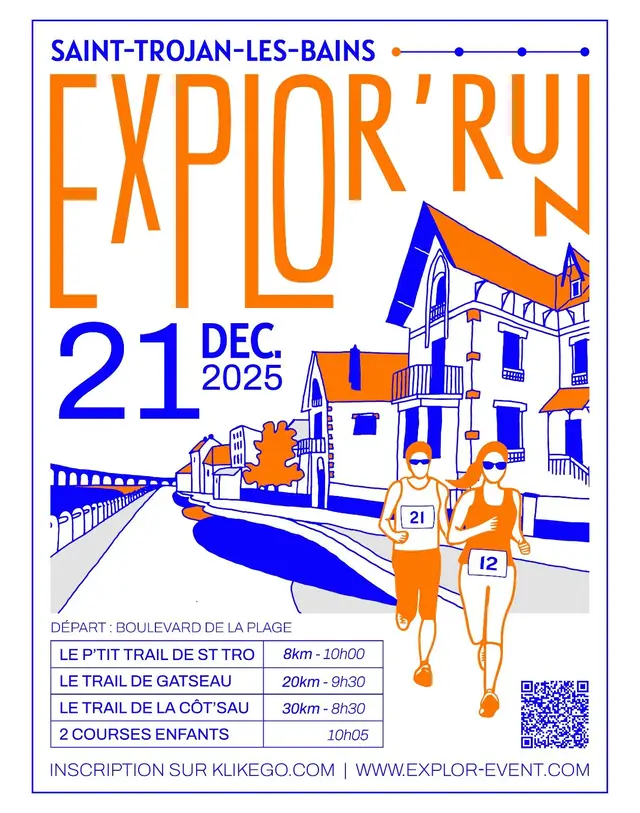 Explor'Run Saint-Trojan logo
