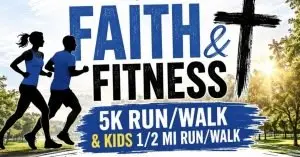 Faith & Fitness 5K Run/Walk logo