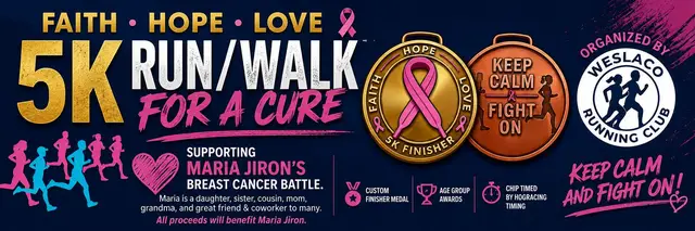 Faith, Hope and Love 5k logo