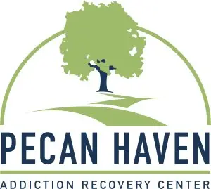 Fall into Recovery 5K presented by Pecan Haven  Addiction Recovery Center logo