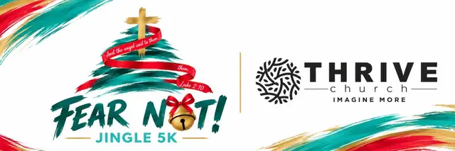 Fear Not. Jingle 5k logo