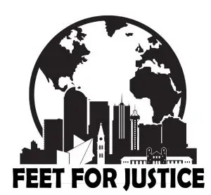 Feet for Justice Run logo