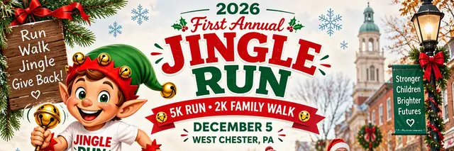 First Annual Jingle Run & Family Walk Benefiting the Care Center Foundation in the Borough of West Chester logo