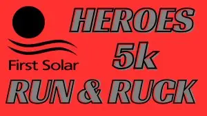 First Solar HEROES 5k logo