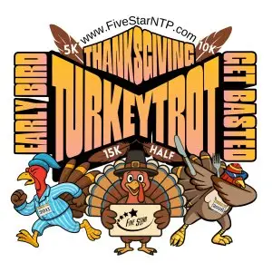 Five Star Thanksgiving Turkey Trot 5K, 10K, 15K, & Half Marathon logo