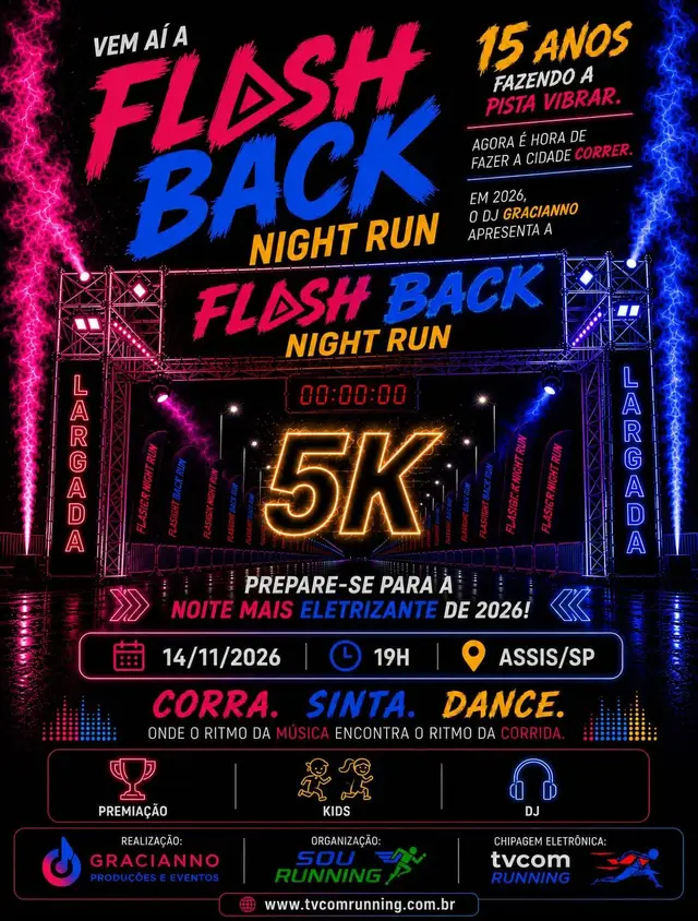 FLASH BACK NIGHT RUN ASSIS SP logo