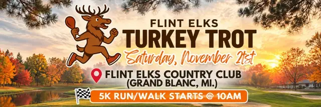 Flint Elks Turkey Trot logo