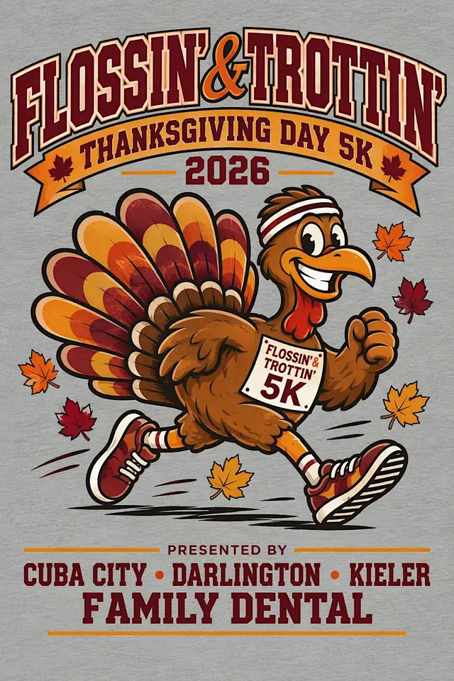 Flossin’ & Trottin’ 5K Run/2 Mile Walk 2026 logo