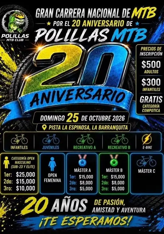 Fogueo 20th Aniversario Polillas Teams logo