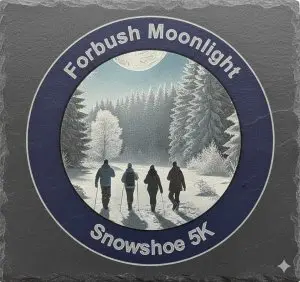 Forbush Moonlight Snowshoe 5K logo