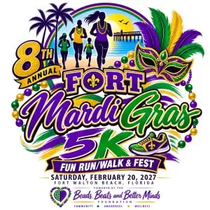Fort Mardi Gras Fun 5k Run/Walk & Fest logo