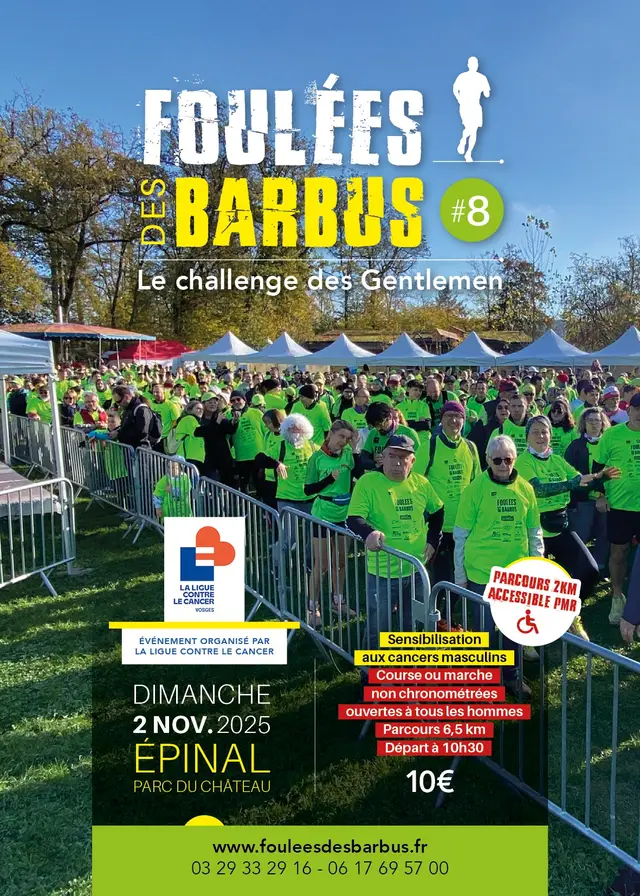 Foulées des Barbus #9 - 2026 logo