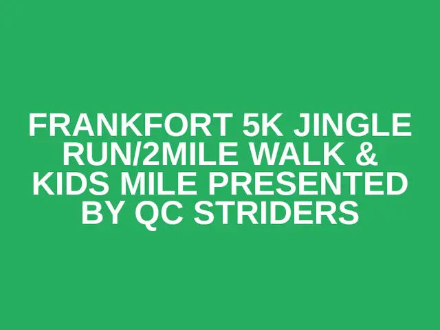 Frankfort 5K Jingle Run/2Mile Walk & Kids Mile presented by QC Striders logo