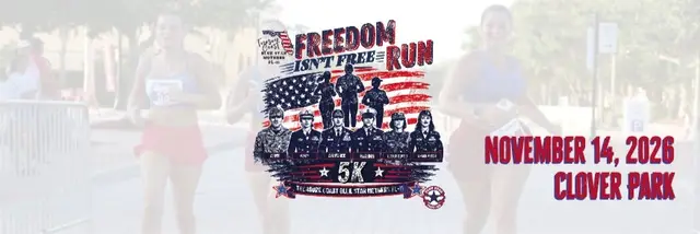 Freedom Isn't Free Run 5K - SPONSORSHIP logo