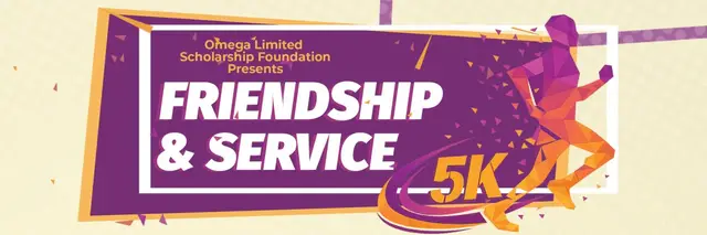 Friendship and Service 5k : Sponsored by Omega Limited Foundation logo