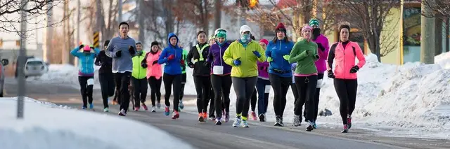 Frostbite 5-Mile Run & Penguin 5K Walk logo