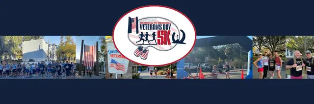 Full Press Apparel Memorial to Memorial Veterans Day 5K logo