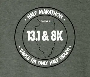 Galena River Fall Half Marathon & 8k logo