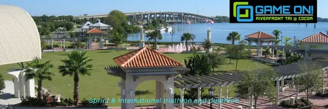 Game On! Riverfront Tri @ Cocoa logo