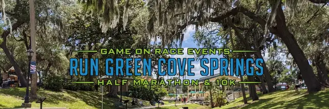 Game On! Run Green Cove Springs Half Marathon & 10K logo