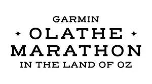 Garmin Olathe Marathon, Half Marathon and 10K in the land of Oz logo