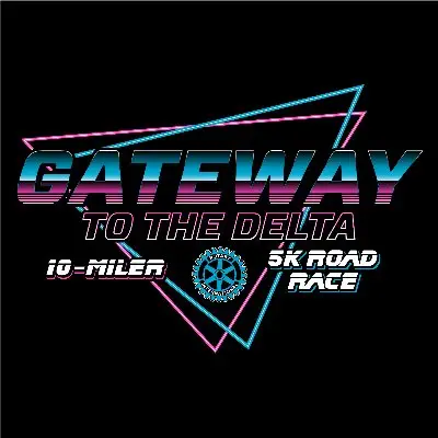 Gateway to the Delta 10 Miler and 5k logo