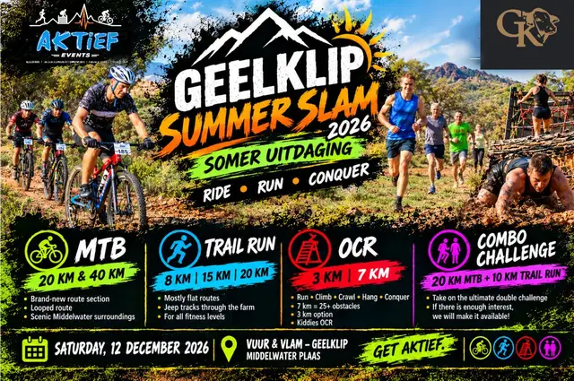 GEELKLIP SUMMER SLAM 2026: OCR; MTB & Trail Run logo