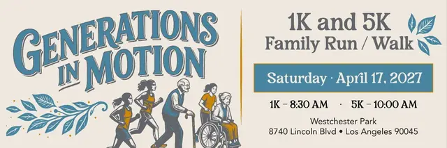 Generations In Motion 2 Mile and Relay logo
