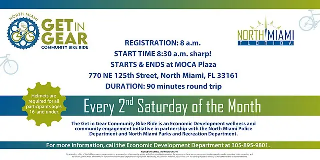 Get in Gear Community Bike Ride logo