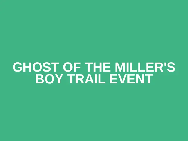 Ghost of the Miller's Boy Trail event logo
