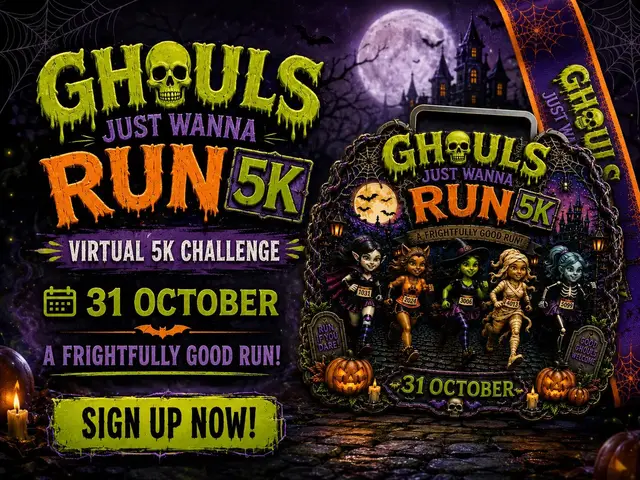 Ghouls Just Wanna Run 5k logo