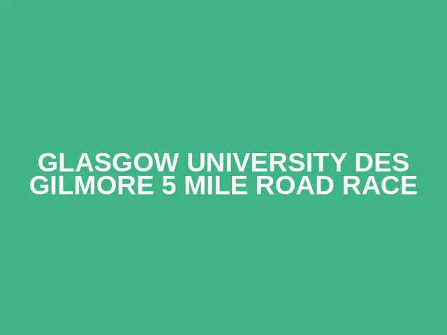 Glasgow University Des Gilmore 5 Mile Road Race logo